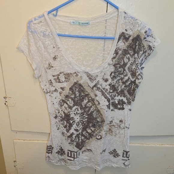 Women's Maurices burnout top, size medium - Picture 1 of 3